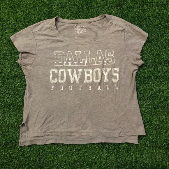 other Tops - Women's Grey Dallas Cowboys Football Graphic Tee